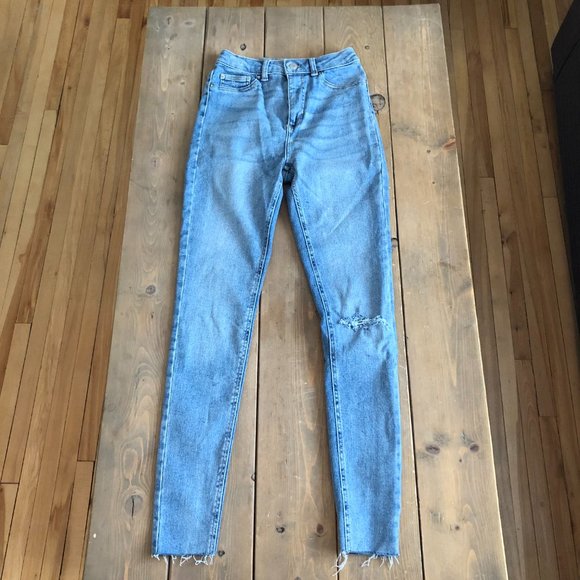 TALL High Waisted Skinny Jeans - New Look "Hallie" | Size 6 | 34" Long - Picture 2 of 11